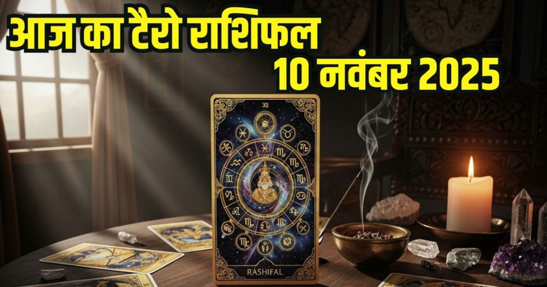 Aaj Ka Tarot Rashifal 10 November 2025 Monday | Tarot card horoscope today mesh to meen rashi । आज का टैरो राशिफल, 10 नवंबर 2025