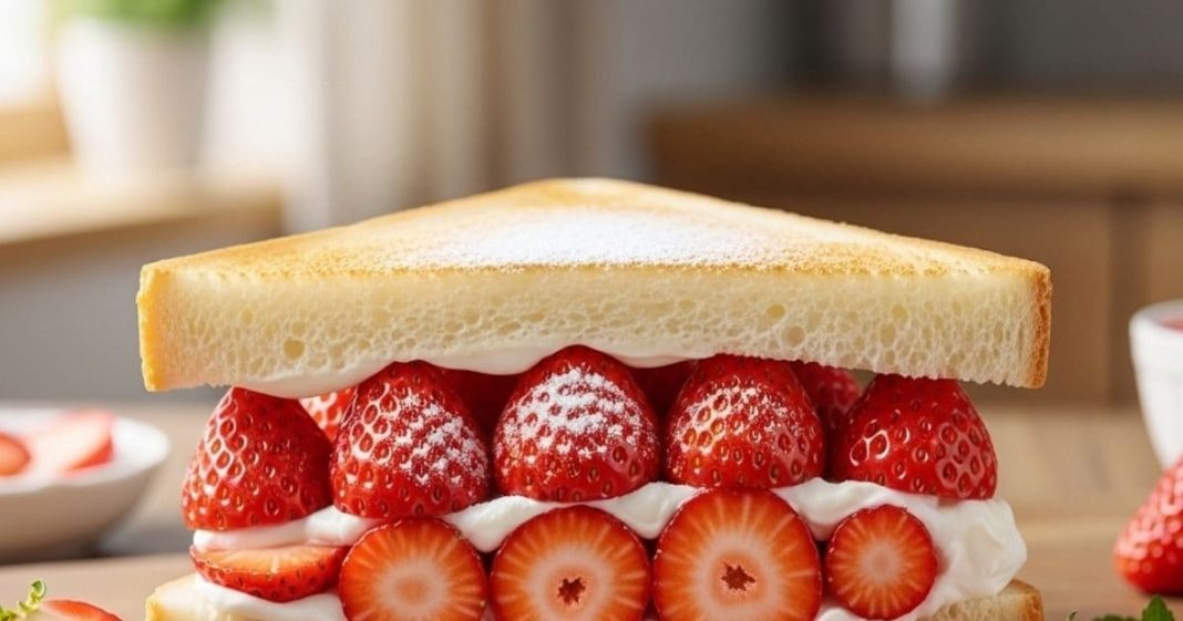 घर पर बनाकर खाएं स्ट्रॉबेरी सैंडविच, वो भी बेहद आसानी से, सीखें 10 मिनट में तैयार करने की विधि