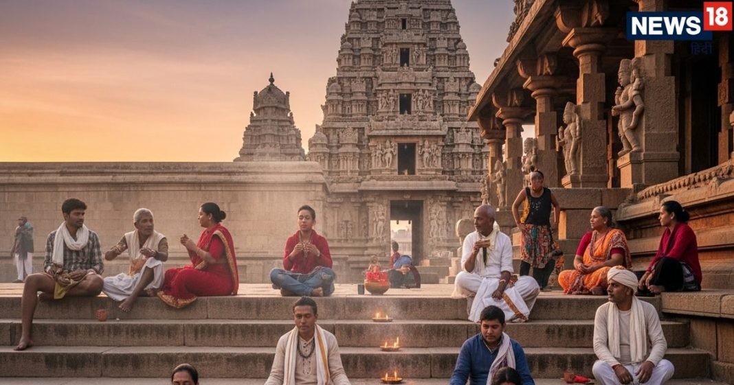 darshan ke baad mandir ki seedhi par kyu baithna chahiye | secret of sitting on steps of temple | दर्शन के बाद मंदिर की सीढ़ी पर क्यों बैठना चाहिए