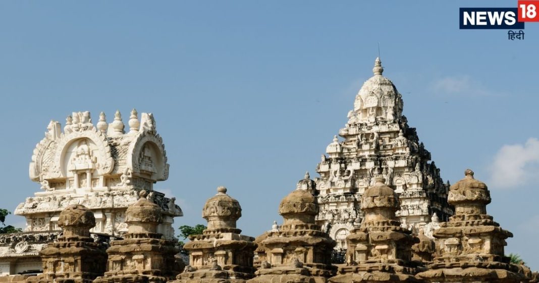 Kailasanathar Temple Kanchipuram Oldest Shiva Temple Know importance and history of Kailasanathar mandir | 7वीं शताब्दी के इस मंदिर में बिना घंटी बजाए अधूरी मानी जाती है भगवान शिव की पूजा, यहां है 10 फीट ऊंचा शिवलिंग