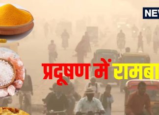 दिल्ली प्रदूषण से बचने के लिए आयुर्वेदिक उपाय और वैद्य अच्युत त्रिपाठी के सुझाव ayurvedic home remedies for air pollution salt turmeric and jaggery can relief in poor air quality delhi namak haldi gud tips by vaidya achyut tripathi