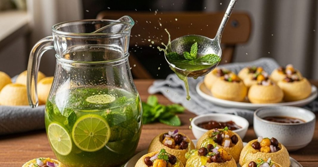 Pudina Pani Puri Recipe। घर पर पानी पूरी बनाने की रेसिपी