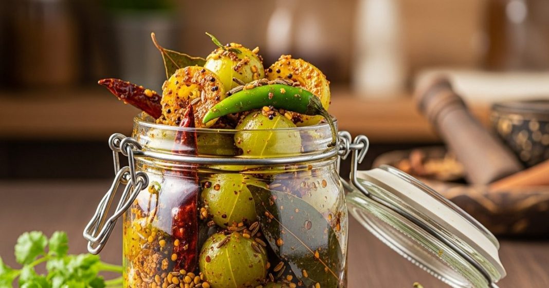 Amla green chili pickle recipe। आंवला हरी मिर्च का झटपट अचार रेसिपी