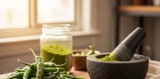 Homemade green chili powder। घर पर हरि मिर्च पाउडर बनाने का तरीका