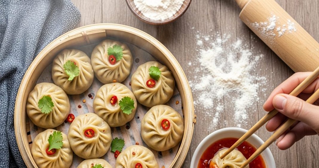 Wheat momos recipe। आटे के हेल्दी मोमोज की रेसिपी