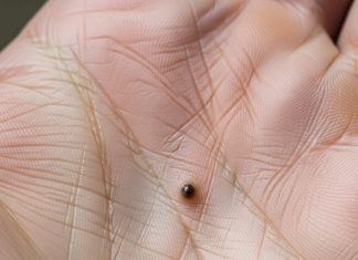 mole or spot on heart line in palmistry | hriday rekha par til hone ka matlab | mole or spot on this part of hand can indicate heart attack risk | हृदय रेखा पर तिल या धब्बे का निशान