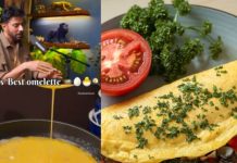 world best omelette ranveer brar : रणबीर बरार स्टाइल क्रीमी ऑमलेट रेसिपी क्रीम चीज़ और बटर के साथ.