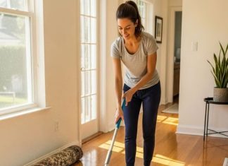 घर में सकारात्मक ऊर्जा के लिए पोंछे के पानी में गंगाजल या नमक मिलाएं.