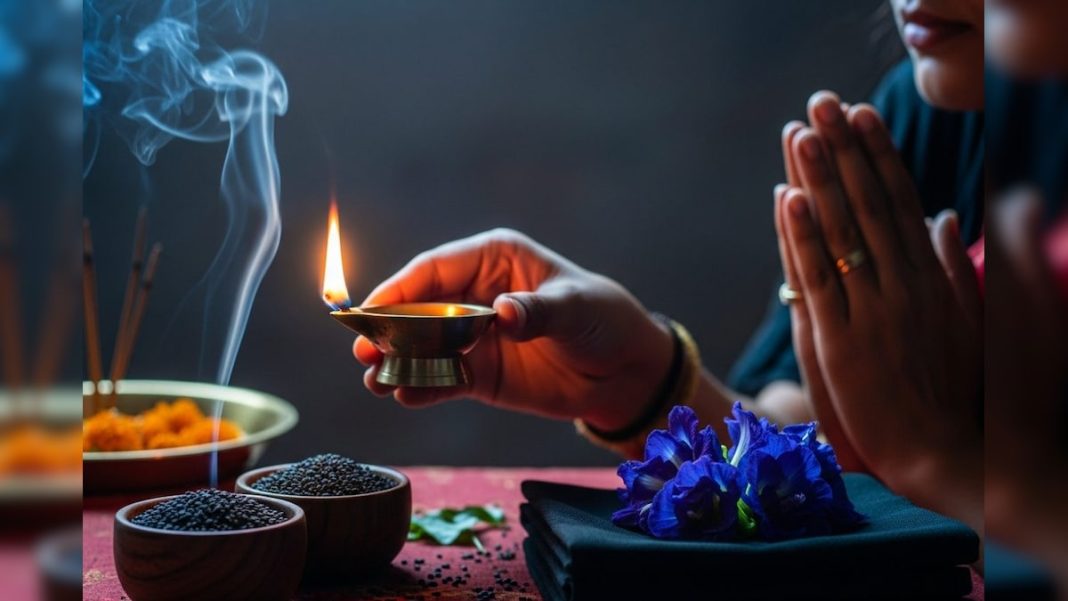 शनिवार को जरूर करें शनिदेव की पूजा, आरती के साथ चढ़ाएं ये चीज, बनी रहेगी कृपा