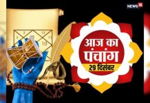 aaj ka panchang 29 December 2025 monday | paush navami tithi 2025 Shiv parwati puja Aaj Ka Panchang | आज का पंचांग 29 दिसंबर 2025 शिव-पार्वती पूजा
