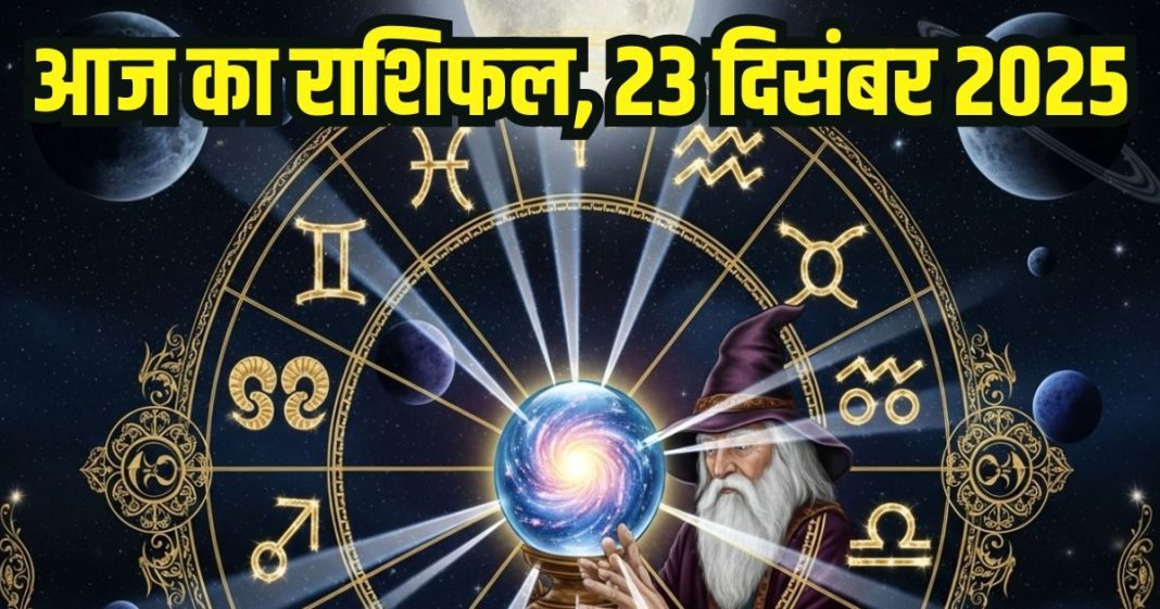 Aaj ka rashifal 23 december 2025 Horoscope today । Tuesday Zodiac prediction aries to pisces । आज का राशिफल 23 दिसंबर 2025