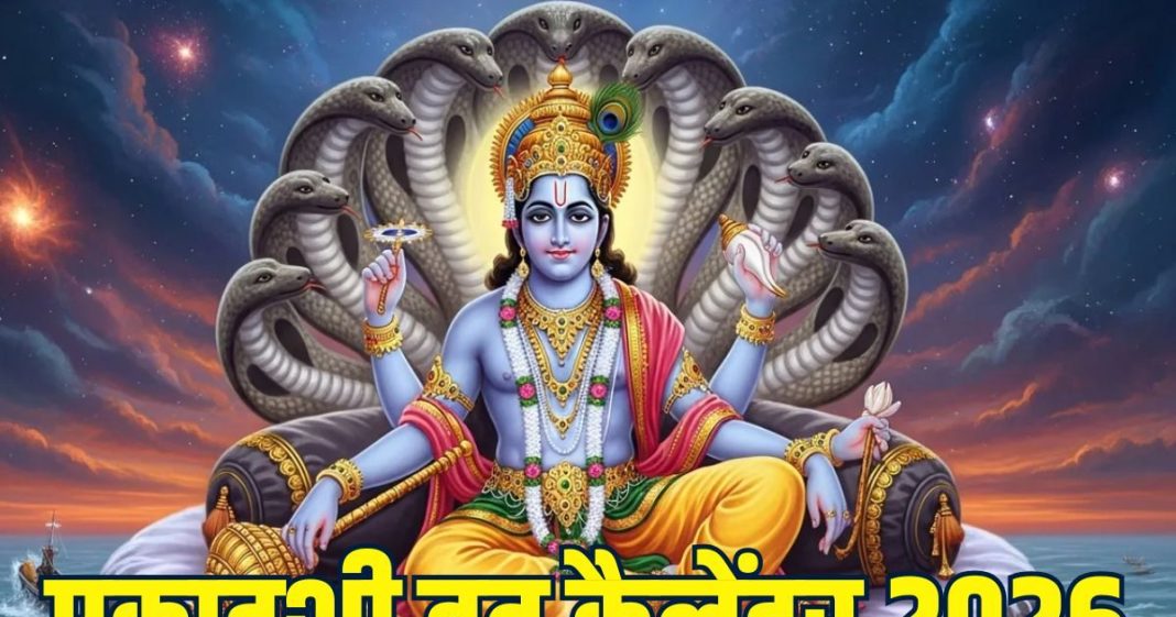 Ekadashi 2026 List in hindi | naye saal ki pehli ekadashi kab hai | check new year calendar 2026 for shattila ekadashi to mokshada ekadashi date | नए साल 2026 का एकादशी व्रत कैलेंडर