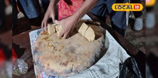 किंग ऑफ लिट्टी! 10 किलो आटे से बनता है ये लिट्टा, 40 लोग आराम से खाएंगे, एक बार साइज भी देख लें