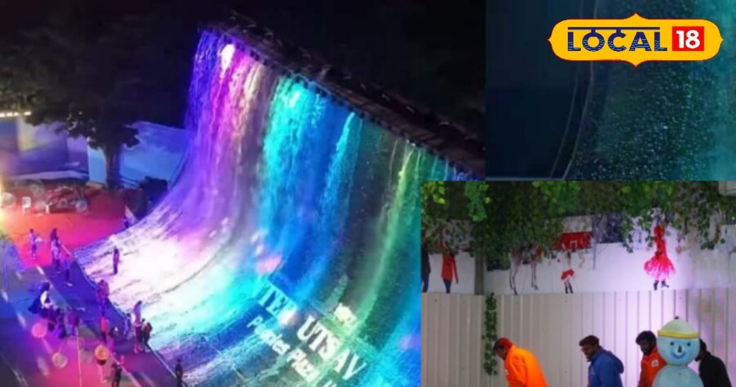 यहां है दुबई जैसा झरना, अंटार्कटिका जैसा आइसलैंड! हैदराबाद का विंटर फेस्टिवल देख विजिटर्स हैरान