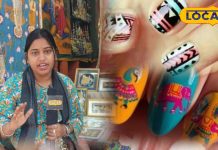 Rajasthan miniature art | Nail miniature painting | Traditional Rajasthani artwork | Miniature art on nails | Rajasthan tourism attraction | Nail art Rajasthan style