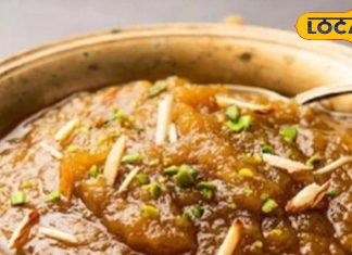 राजस्थान का पारंपरिक बेसन शीरा रेसिपी . Rajasthan Besan Sheera Winter Special Recipe.