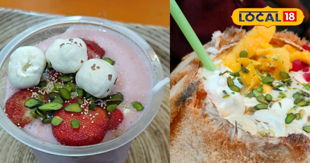 न जूस न शेक, नारियल के अंदर स्ट्रॉबेरी और सीताफल! सिर्फ 3 महीने मिलता है ये ड्रिंक, ठंड में लोग लगा रहे लाइन