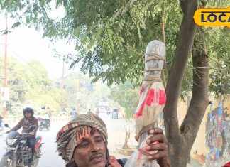 forgotten-sweet-makes-a-comeback-orange-stick-candy-stops-traffic-unique Taste, क्या आपको भी याद है ये ऑरेंज छड़ी वाली मिठाई? 10 रुपए में खट्टा-मीठा हो जाता मुंह, गाजीपुर की सड़कों पर फिर दिखा