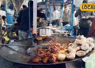 Chhapra Thana Chowk chicken litti homemade taste attracts crowd
