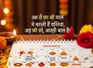 January 2026 Festival List : जनवरी में किस दिन कौन सा त्योहार, कब है व्रत, यहां देखें पूरी लिस्ट!