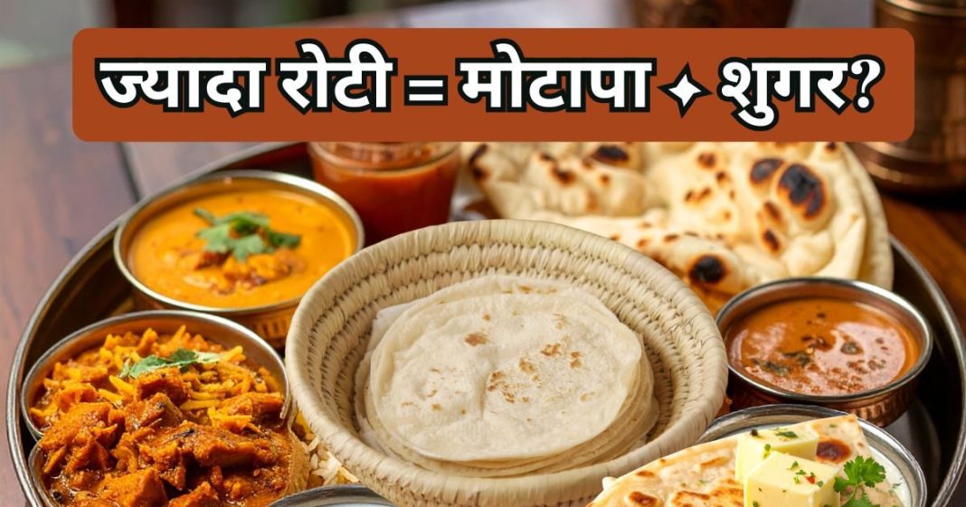 क्या रोटी खाने से सच में वजन और ब्लड शुगर दोनों बढ़ जाता है, एक डॉक्टर ने बताई हैरान करने वाली बात, जानिए कितना सच