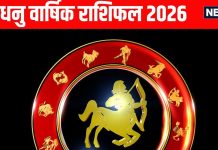 Sagittarius Yearly Horoscope 2026 | Dhanu rashifal astrological predictions for new year 2026 | धनु वार्षिक राशिफल 2026 | धनु राशि वालों की साल 2026 में हर महत्वाकांक्षा होगी पूरी! राहु-केतु बिगाड़ सकते हैं घरेलू मामले लेकिन गुर ग्रह से मिलेगी काम की प्रेरणा