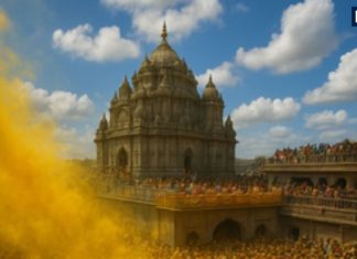 unique Shiv temple of maharashtra devotess play holi with haldi | importance and histroy of Shri Khandoba mandir | महाराष्ट्र के इस मंदिर में खेली जाती है हल्दी की होली, बिना राक्षस के दर्शन किए भगवान मार्तंड भैरव के दर्शन हैं अधूरे