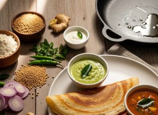 मसाला डोसा रेसिपी: घर पर बनाएं कुरकुरा और हेल्दी डोसा आसान तरीके से.