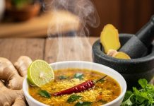 Ginger Rasam Recipe । सर्दियों में गले की खराश के लिए आसान अदरक रसम रेसिपी