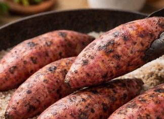 how to roast sweet potato at home । शकरकंद भूनने का तरीका