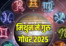 guru gochar in mithun rashi 2025 december zodiac impact on 12 zodiac signs | jupiter transit in gemini horoscope december 2025 | मिथुन में गुरु गोचर, 6 महीने रहेंगे लकी, प्रेम विवाह, नई जॉब, विदेश यात्रा, लक्ष्मी कृपा का योग!