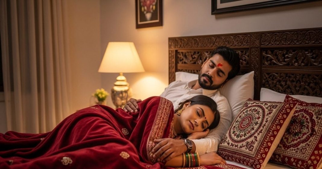 Wife sleeping position as per shastra। पत्नी को पति के किस तरफ सोना चाहिए