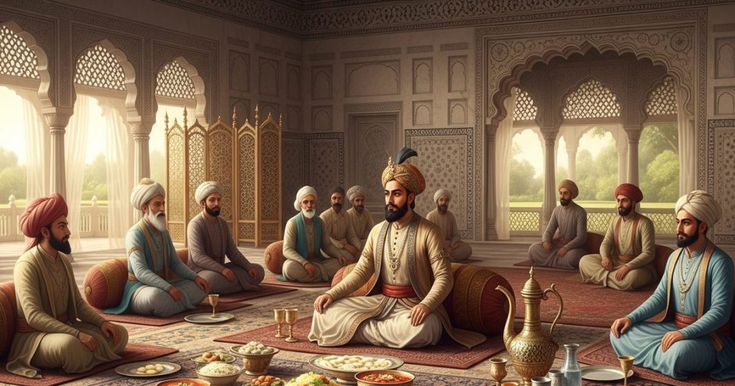 क्या जमीन पर बैठकर खाते थे मुगल बादशाह, कैसे दस्तरख्वान पर सजता था खाना, गंगा का पानी ही पीते थे