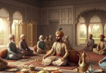 क्या जमीन पर बैठकर खाते थे मुगल बादशाह, कैसे दस्तरख्वान पर सजता था खाना, गंगा का पानी ही पीते थे