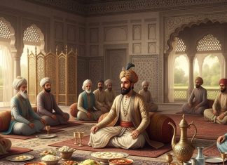 क्या जमीन पर बैठकर खाते थे मुगल बादशाह, कैसे दस्तरख्वान पर सजता था खाना, गंगा का पानी ही पीते थे