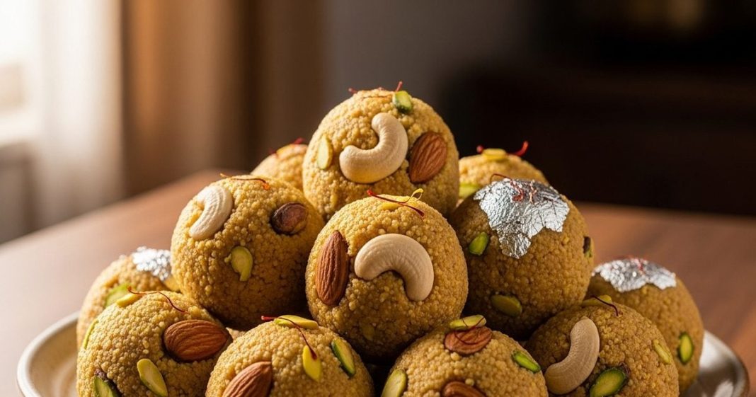 चना दाल और ड्राई फ्रूट लड्डू की रेसिपी