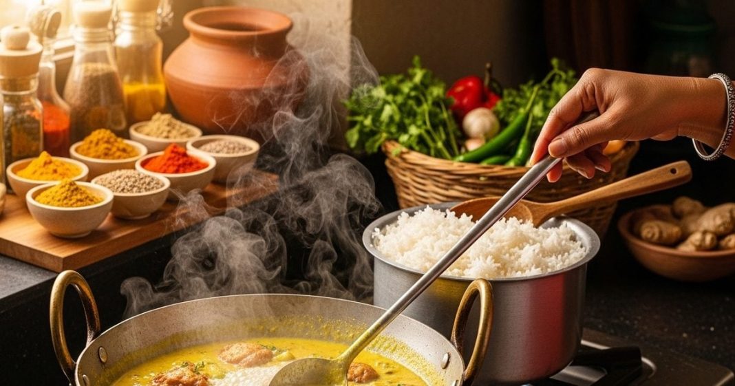 Instagram पर वायरल हो रही वन-पॉट कढ़ी चावल क्लिप, जिसने लोगों का कर दिया है हैरान!