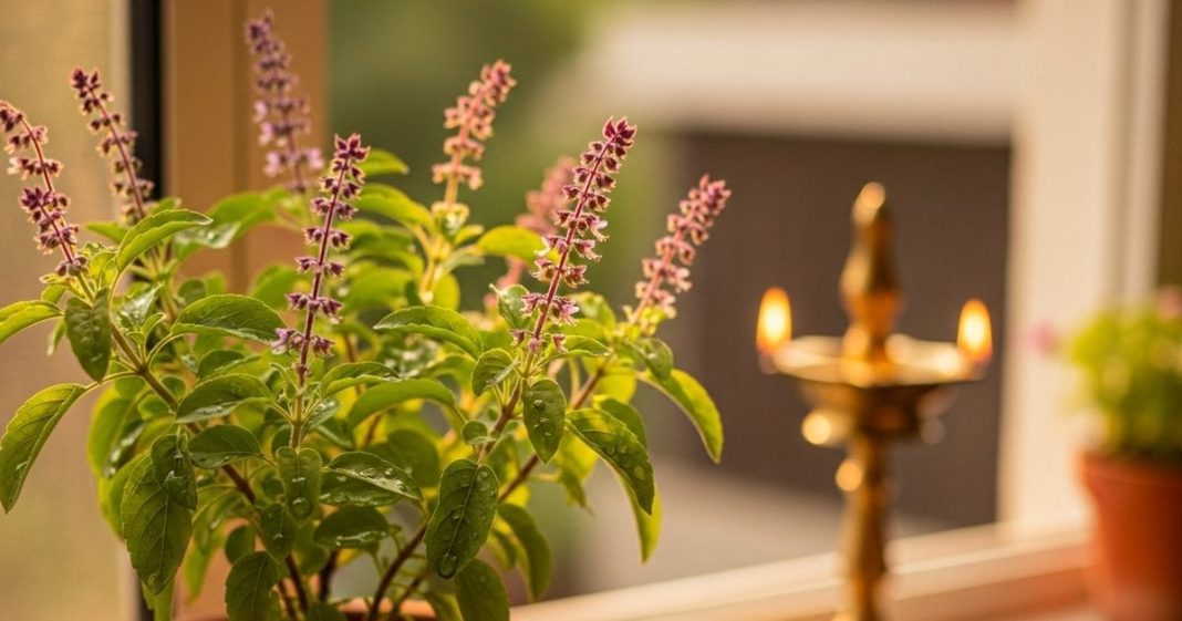 rama and shyama tulsi plant direction। रामा-श्यामा तुलसी लगाने के नियम