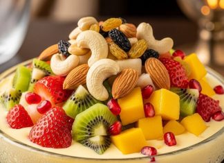 Fruit custard step by step। क्रीमी फ्रूट कस्टर्ड रेसिपी