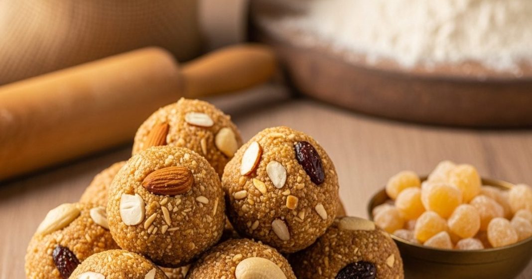 Atta Gond Ladoo Recipe। आटा और गोंद के लड्डू की रेसिपी