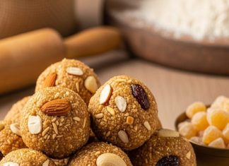 Atta Gond Ladoo Recipe। आटा और गोंद के लड्डू की रेसिपी