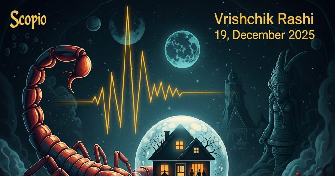 वृश्चिक राशि 19 दिसंबर 2025: आज के शुभ-अशुभ योग व उपाय