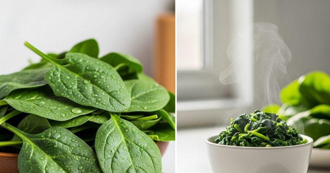 Raw vs cooked palak which is healthier and rich in iron, आयरन के लिए पालक कैसे खाएं कच्चा या पका हुआ पालक ज्यादा फायदेमंद.