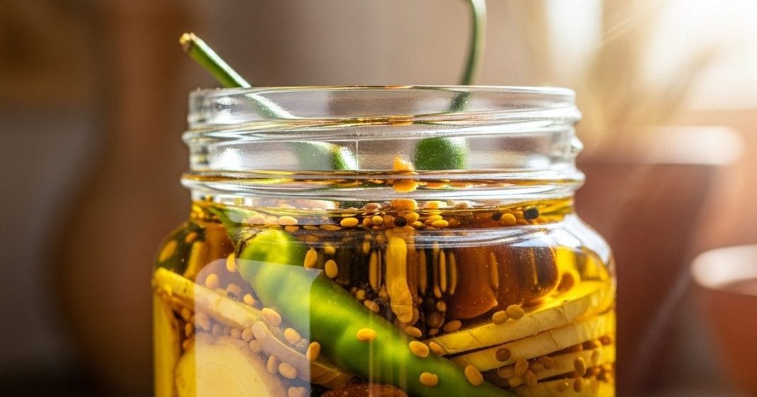Ginger Green Chili Pickle। अदरक मिर्च अचार की रेसिपी