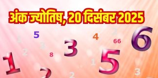 Numerology horoscope Today 20 December 2025 Aaj ka ank Jyotish | 20 दिसंबर 2025 का अंक ज्योतिष
