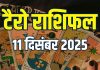 tarot card horoscope today 11 december 2025 | thursday tarot zodiac predictions mesh to meen rashi career health wealth money | आज का टैरो राशिफल, 11 दिसंबर 2025