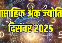 weekly ank jyotish 1 to 7 december 2025 numerology predictions in hindi health happiness successful | अंक 3 की बढ़ेगी आय, मूलांक 5 को मिलेगी खुशखबरी, 9 पाएंगे मनचाही सफलता, पढ़ें दिसंबर का साप्ताहिक अंक ज्योतिष