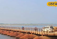 The picturesque view of trees and plants, open sky, thick layer of white sand below, the gurgling stream of Ganga, a New Year picnic spot – Bihar News