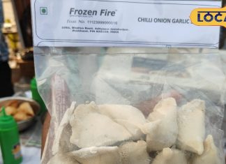 Dilip ji launches Frozen Fire Samosa in Jamshedpur safe for 6 months
