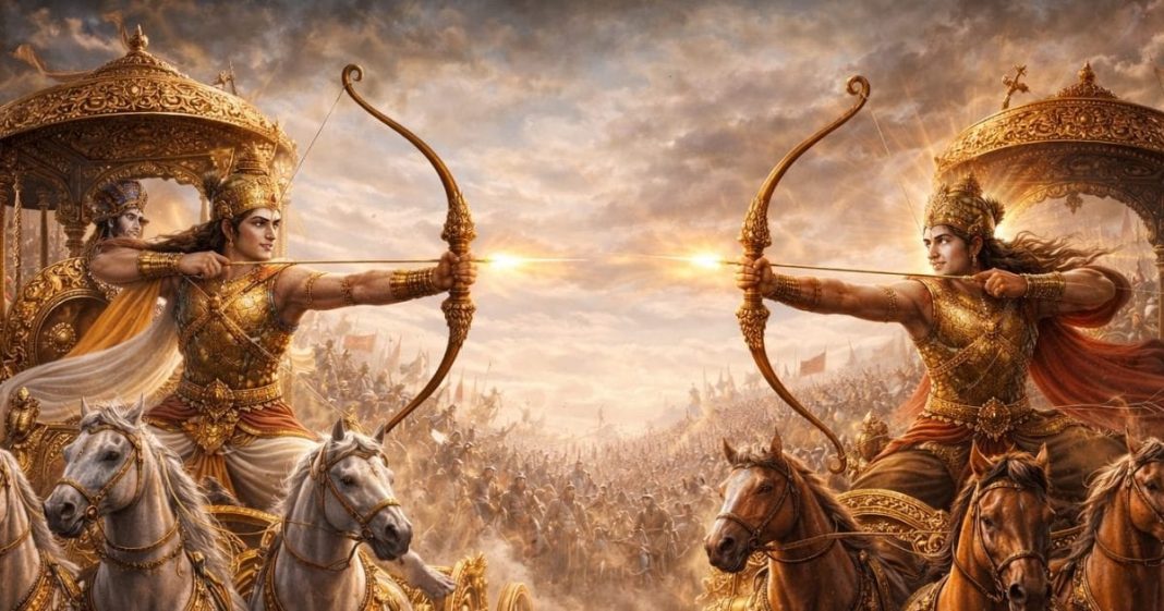 mahabharat me sabse shaktishali kaun tha । महाभारत में सबसे शक्तिशाली कौन अर्जुन, कर्ण या श्रीकृष्ण?